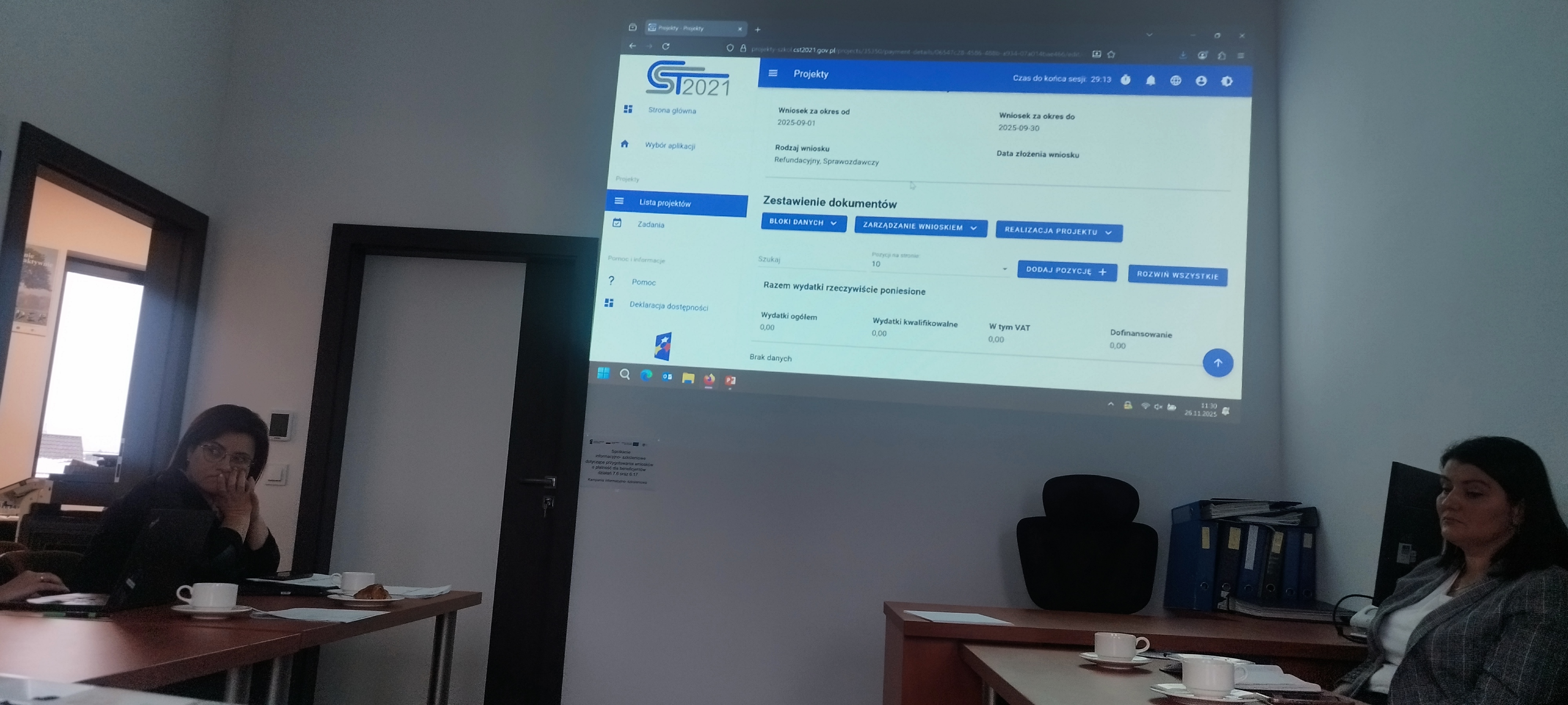 spotkanie informacyjno- szkoleniowe 